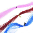 Holographic Tinsel Crystal Flash String Jig Hook Lure Making Fishing MateriB TO