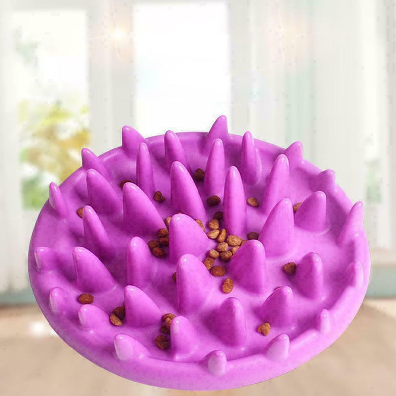 Gulping Feeders Bowls Catch Interactive Hard Silicone New Kitten Food Slow X4G5