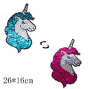 Reversible Change Color Sequins Sew On Patches For Clothes DIY Craft  JR
