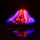 LED Brake Backup Tail Stop Lights Universal for Yamaha R25 MT03 MT07 Blue