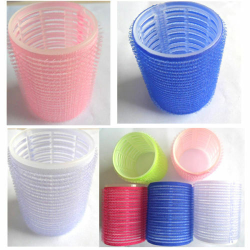 New 6pcs Large Hair Salon Rollers Curlers Tools Hairdressing tool Soft DIY@@ Bj