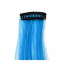 1PC Straight Long Women Hair Extension Colored Colorful Clip-in Clip On In