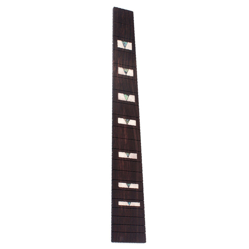 Rosewood Acoustic Folk Guitar Fretboard Fingerboard 20 Frets w/ Shell Inlay