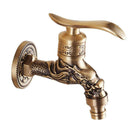 Dragon Carved Faucet For Garden Bathroom Or Washer, For Wall Mounting