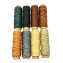 22Pcs Leather Craft Hand Stitching Sewing Tools Awl Waxed Thread Thimble Ki