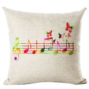 New flax Cushion Printed Pillow Home Decorative Couch Custom Pillowcase Gif