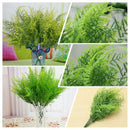 7 Branches Artificial Asparagus Fern Grass Plant Flower Home Floral Decor HOT TR