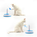 Cat Interactive Toys Electric Rotate Feather Toys Spinning Teaser Wand Moti V2T8