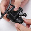 Glass Magnifying Glasses w/Lens Adjustable Loupe Double Light Headband Magnifier