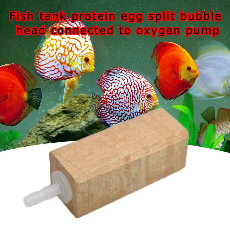 Air Stone Wooden Airstone For Protein Skimmer Aquarium Fish Tank Split Joint