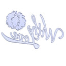 2pcs Love Lip Metal Cutting Dies Stencil for DIY Scrapbook Embossing Decor