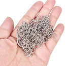 Stainless Steel Cast Iron Cleaner Chainmail Scrubber HomeCookware Kitchen ToolLJ