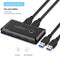 2x4 USB 3.0 Switcher 2 PCs Sharing 4 USB Devices for Keyboard Mouse Printer