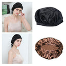 2x Women Lady Silk Sleeping Hat Wrap Night Cap Hair Care Soft Bonnet Scarves
