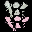 Dancing Ballet Girl Metal Cutting Dies for DIY Scrapbooking Album Cards Decor OZ