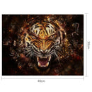 5D DIY Full Drill Diamond Painting Fierce Tiger Cross Stitch Embroidery Kit