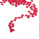 100pcs Five-Pointed Star Stamp Paint Wax Envelope Card Sealing Wax(Wine Red A