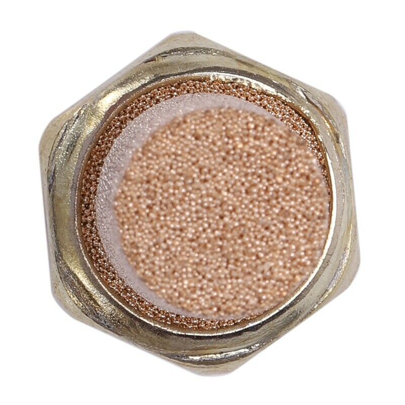 1.27 cm thread bronze sintered compressed air rear silencer silencer F8T1