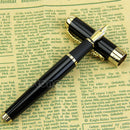 Professional Writing Jinhao 1200 18KGP Black Fountain Pen Dragon Medium Nib
