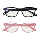 2 Pieces Blue Light Block Fashion Eyeglasses Blue-blocking Eye Glasses Goggles