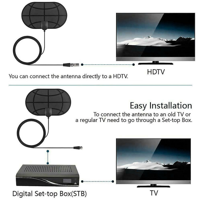 960 Miles 1080p 4K HD HDTV Antenna Signal Receiver Amplifier for Digital TV SN9F