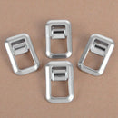 Matt Chrome Door Window Switch Panel Cover Car Stylings Trim For Mercedes C