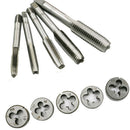 12x Adjustable Metric Tap Die Set Tapping Wrench Hand Threading Kit with C TYR
