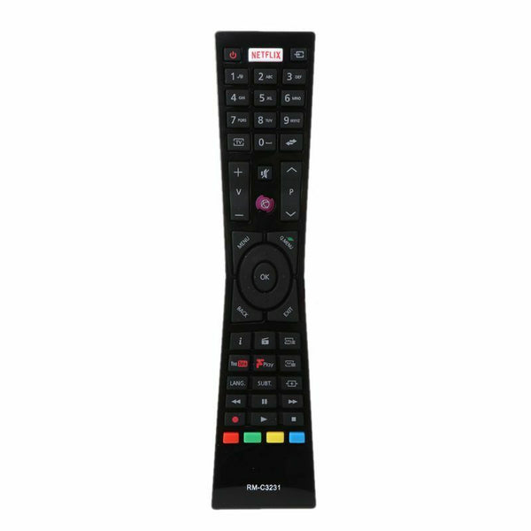Remote Control RM-C3231 for Currys JVC Smart 4K LED TVs with NETFLIX YouTube