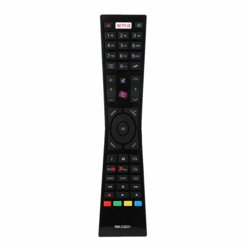Remote Control RM-C3231 for Currys JVC Smart 4K LED TVs with NETFLIX YouTube