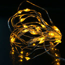 2m 20 LED String Light Battery Powered Copper Wire Fairy Lamp Bar (Yellow) A