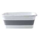 Foldable Mop Bucket Collapsible Portable Wash Basin Dishpan with Handle for