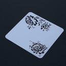 Flower Hollow Template DIY Photo Album Theme Lace Ruler Craft Drawing Tool