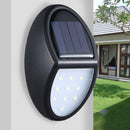 10 LED Solar Power Wall Mounted Light Garden Yard Outdoor Fence Lamp Waterproof