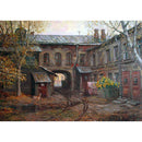 5D DIY Diamond Painting Old House Full Round Drill Embroidery Home Decor