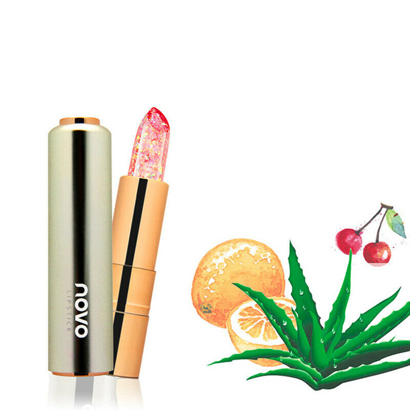 Novo Flower Transparent Nude Lipstick Waterproof Long Lasting Makeup Moistu K8O1