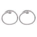1 Pair Elegant Style Adjustable Feathers Rings Base DIY Setting Women Rings