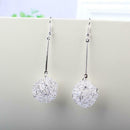 Fashion Hollow Ball Long Drop Dangle Hook Earrings Women Elegant Jewelry hv2n