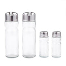 5X Salt Pepper Oil Sauce Vinegar Dispenser Cruet Condiment Set Glass Contai H3K2