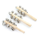 Baby Rattle Ring Wooden Toys Musical Instruments 0-12 Months Music Education3c