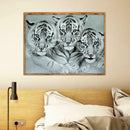5D DIY Full Drill Diamond Painting Animal Cross Stitch Embroidery (Tiger05)