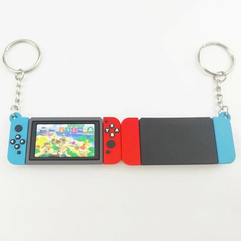 New Nintendo Switch Car Keyring  Fashion Soft Rubber PVC Key ChainsB_kz
