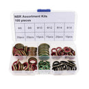 100 Pieces M6 M8 M10 M12 M14 M16 Self-Centered Seal Washer Kits
