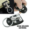 Quick Release Detachable Key Chain Stainless-Steel Belt Clip Ring Holder Keyring