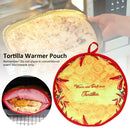 Tortilla Pancake Warmer Pouch Food Insulation Bag Microwave Oven Lunch Bag