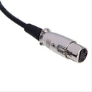 10FT XLR 3 Pin Female to 1/8" 3.5mm Stereo Jack Microphone Audio Cord Cable W BX