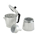 3-Cup Stovetop Espresso Maker Moka Pot, Italian Design, Stainless Steel