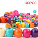 100 Pcs Wooden Hair Braid Dreadlock Beads Cuffs Clips Braid Spiral Jewelry|B TE