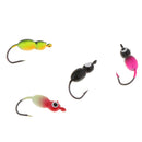 4Pcs/Set Winter Ice Fishing Hook Lure Lead Jig Head Hooks Baits Crank Hook