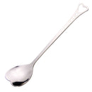 Heart Shaped Dessert Spoon Tea Coffee Spoon Mixer Flatware Kitchen Accessories L