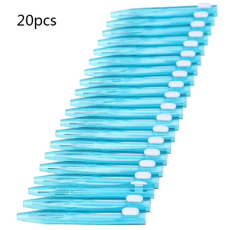 20Pcs Push-Pull Interdental Brush Oral Hygiene Toothpick Tooth Cleaning Floss